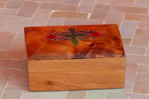 Orientalische Holz Schatulle Kästchen Kiste Aufbeungsbox Schmuck Thuja