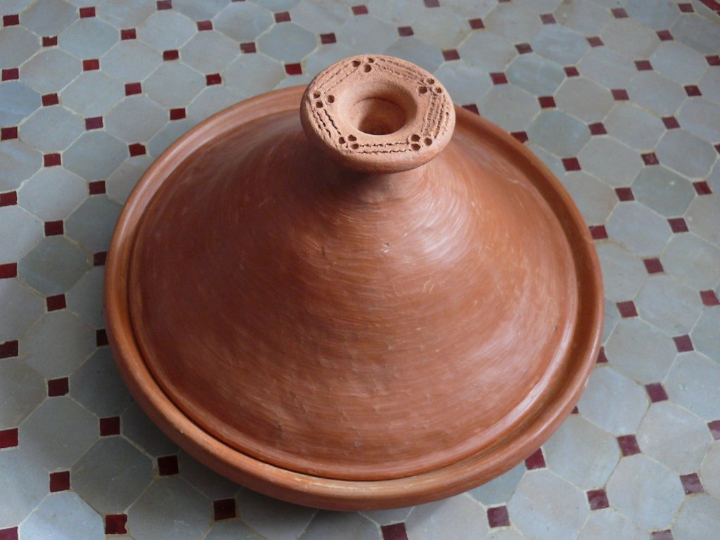 Marokkanische Tajine zum Kochen Ø 35 cm für 3-5 Personen 