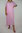 Orientalisches Kleid Kaftan Tunikakleid Strandkleid Sommerkleid Maxi, rosa-silber