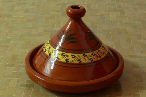 Marokkanische Tajine zum Kochen Ø 30 cm für 3-4 Personen