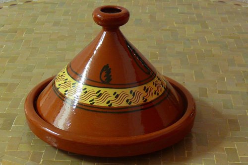 Marokkanische Tajine zum Kochen/ Servieren Ø 20 cm für 1 Person