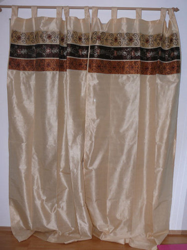 Orientalischer Vorhang Schlaufen Schal Bestickt 110 cm x 235 cm (1 Stück)