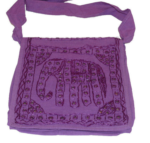 Indische Tasche Orientstyle - Damen/ Mädchen - Farbe violett