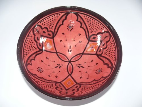 Marokkanische Orientalische Keramik Schüssel Obst Salat Müsli Ø 25 cm Modell Shania