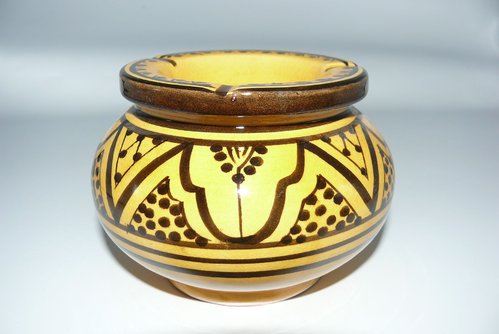 Marokkanischer Aschenbecher Keramik Windascher Orient Ø 12 cm