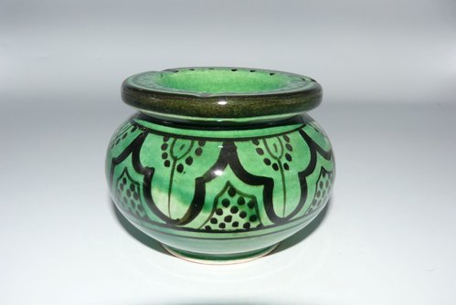 Marokkanischer Aschenbecher Keramik Windascher Orient Ø 12 cm Modell  363