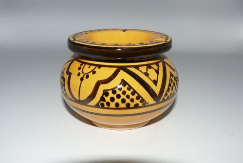 Marokkanischer Aschenbecher Keramik Windascher Orient Ø 12 cm Modell  368