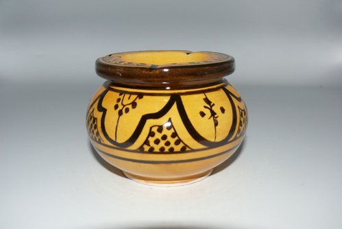 Marokkanischer Aschenbecher Keramik Windascher Orient Ø 12 cm Modell  370
