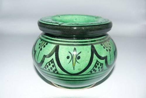 Marokkanischer Aschenbecher Keramik Windascher Orient Ø 12 cm Modell Altaf