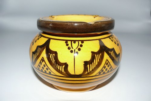 Marokkanischer Aschenbecher Keramik Windascher Orient Ø 12 cm Modell Zada