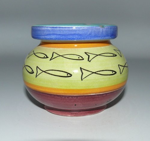 Marokkanischer Aschenbecher Keramik Windascher Orient, Ø 10 cm Modell 302
