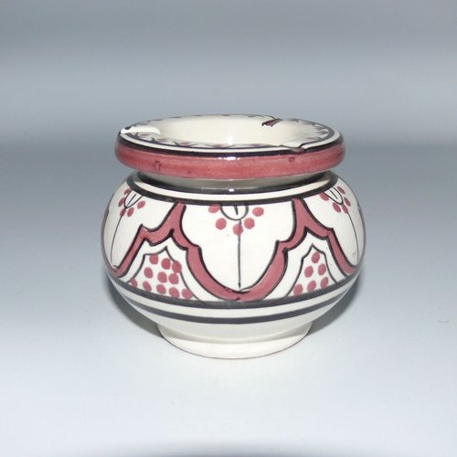Marokkanischer Aschenbecher Keramik Windascher Orient, Ø 10 cm Modell 327