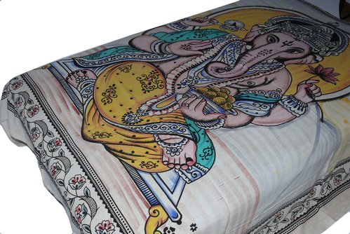 Orientalische Tagesdecke Bettüberwurf Sofaüberwurf Überwurf Plaid Indien 220 x 200 cm