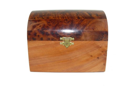 Orientalische Holz Schatulle Kästchen Kiste Aufbeungsbox Schmuck Thuja