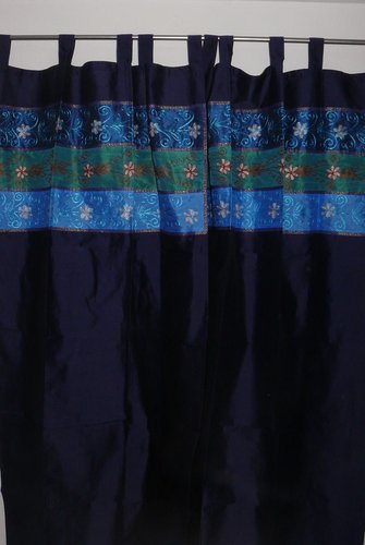 Orientalischer Vorhang Schlaufen Schal Bestickt 110 cm x 235 cm, (1 Stück)