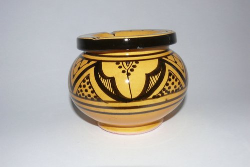 Marokkanischer Aschenbecher Keramik Windascher Orient Ø 12 cm Modell  371