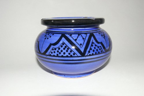 Marokkanischer Aschenbecher Keramik Windascher Orient Ø 12 cm Modell  371