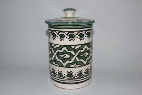 Marokkanisch Orientalische Dose Keramik Zucker Nüsse Tee