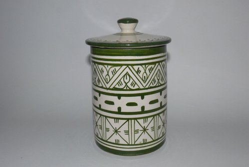Marokkanisch Orientalische Dose Keramik Zucker Nüsse Tee