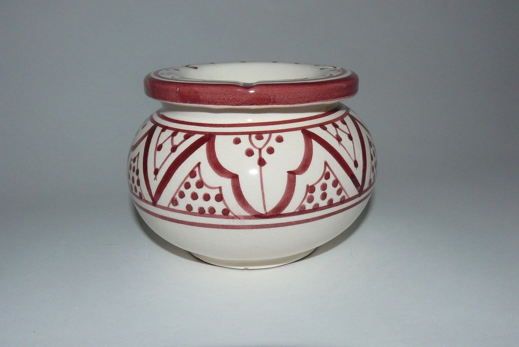 Marokkanischer Aschenbecher Keramik Windascher Orient Ø 12 cm