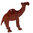 Kamel aus Thujaholz