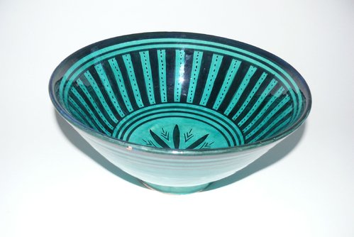 Marokkanische Orientalische Keramik Schüssel Obst Salat Müsli Ø 30 cm
