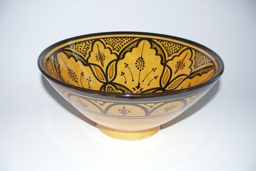 Marokkanische Orientalische Keramik Schüssel Obst Salat Müsli Ø 30 cm